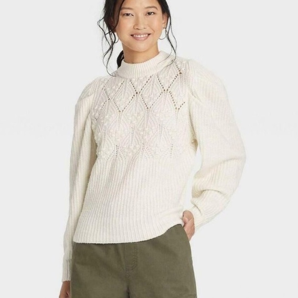 a new day Balloon Sleeve Sweater | XL